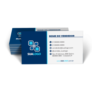 CARTÃO DE VISITAS 4/0  90 x 50mm 4 x 0 Sem Revestimento Corte Reto Impressão Digital Laser Color