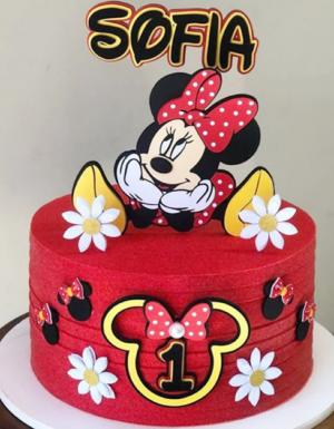 Topo Bolo 3D Papel Color Plus e Lamicote    Recorte Eletrônico 